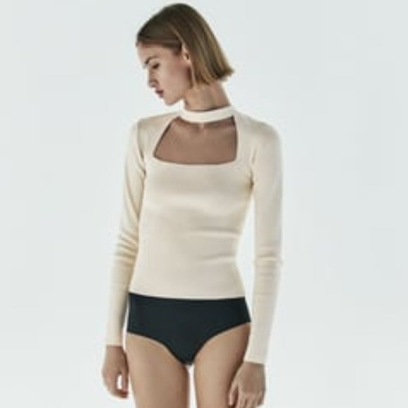 トップス andmary Mary logo choker tops ANDMARY】Mary logo choker tops